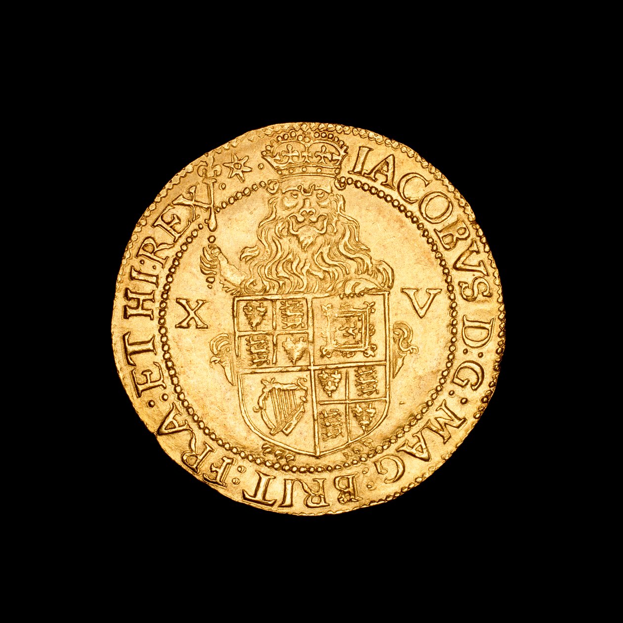 Moeda de ryal com espora de ouro martelada inglesa de Unbekannter Künstler