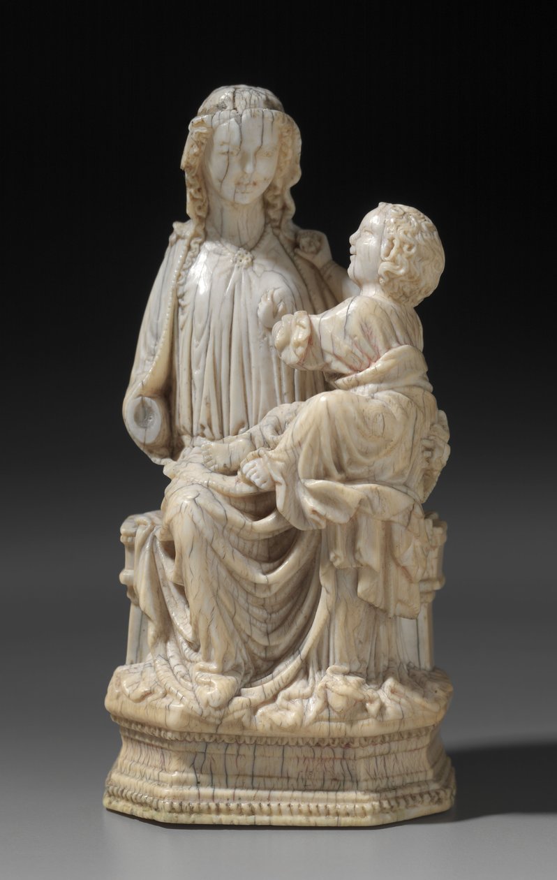 Virgem e Menino Entronizados, c.1250 de Unbekannt