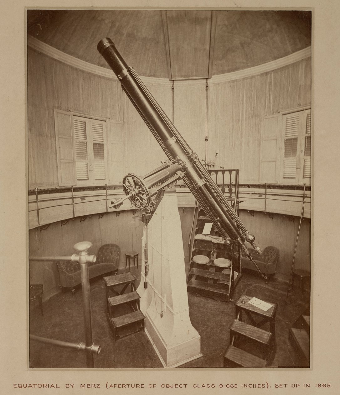 Telescópio equatorial, Palermo, Sicília, Itália de Unbekannt