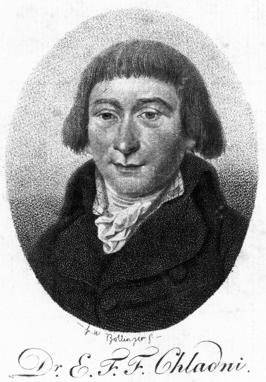 Ernst Florens Friedrich Chladni, físico alemão de Unbekannt