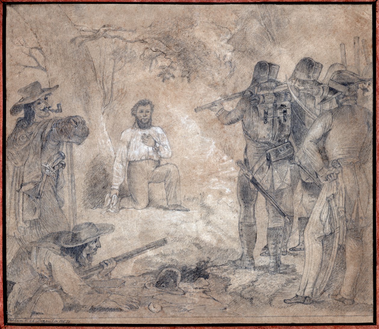 Execução de Robert Blum de Unbekannter Künstler