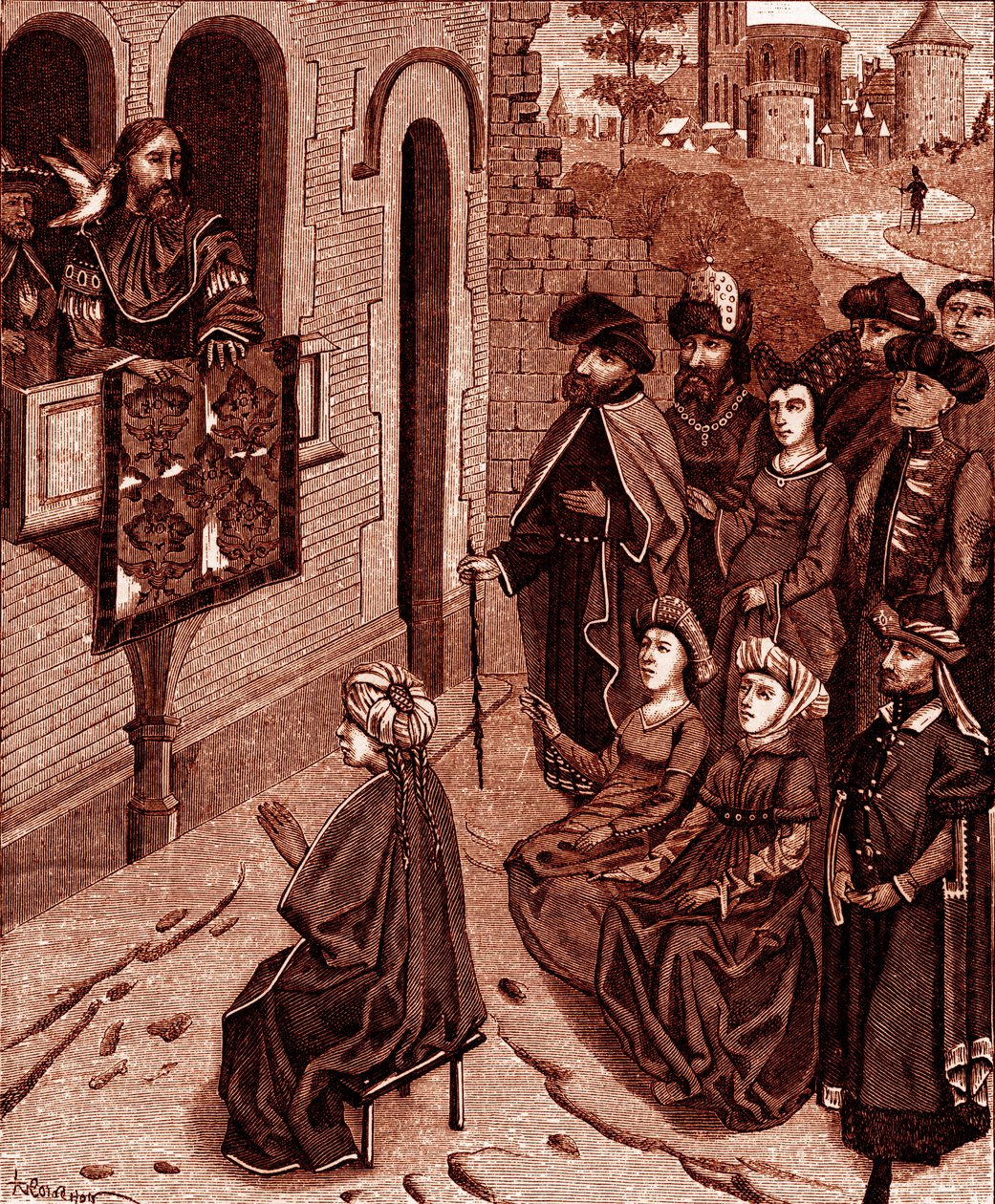 Expulsão dos judeus de Unbekannter Künstler
