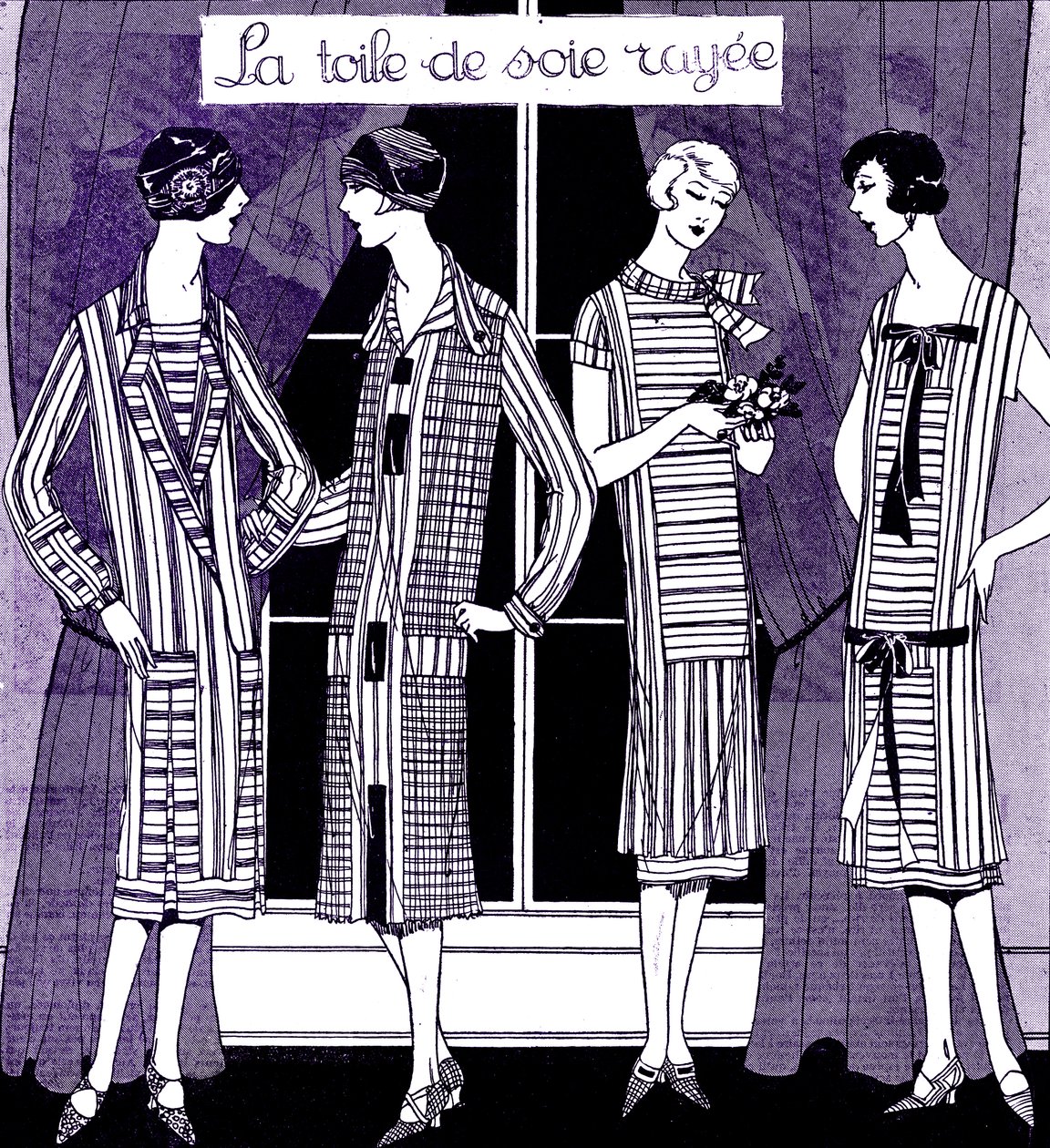 Moda: vestidos em maio de 1925 de Unbekannter Künstler