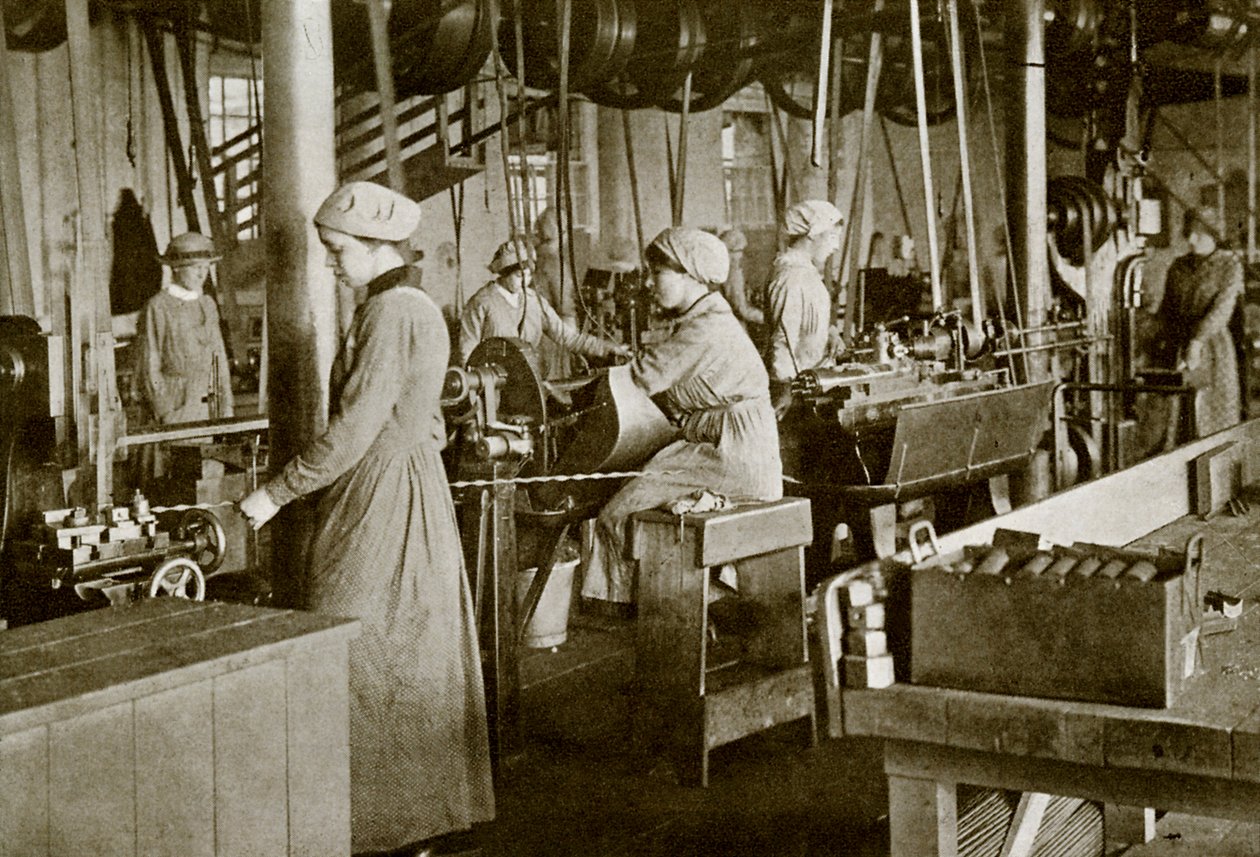 Trabalhadoras de fábrica de Unbekannter Künstler