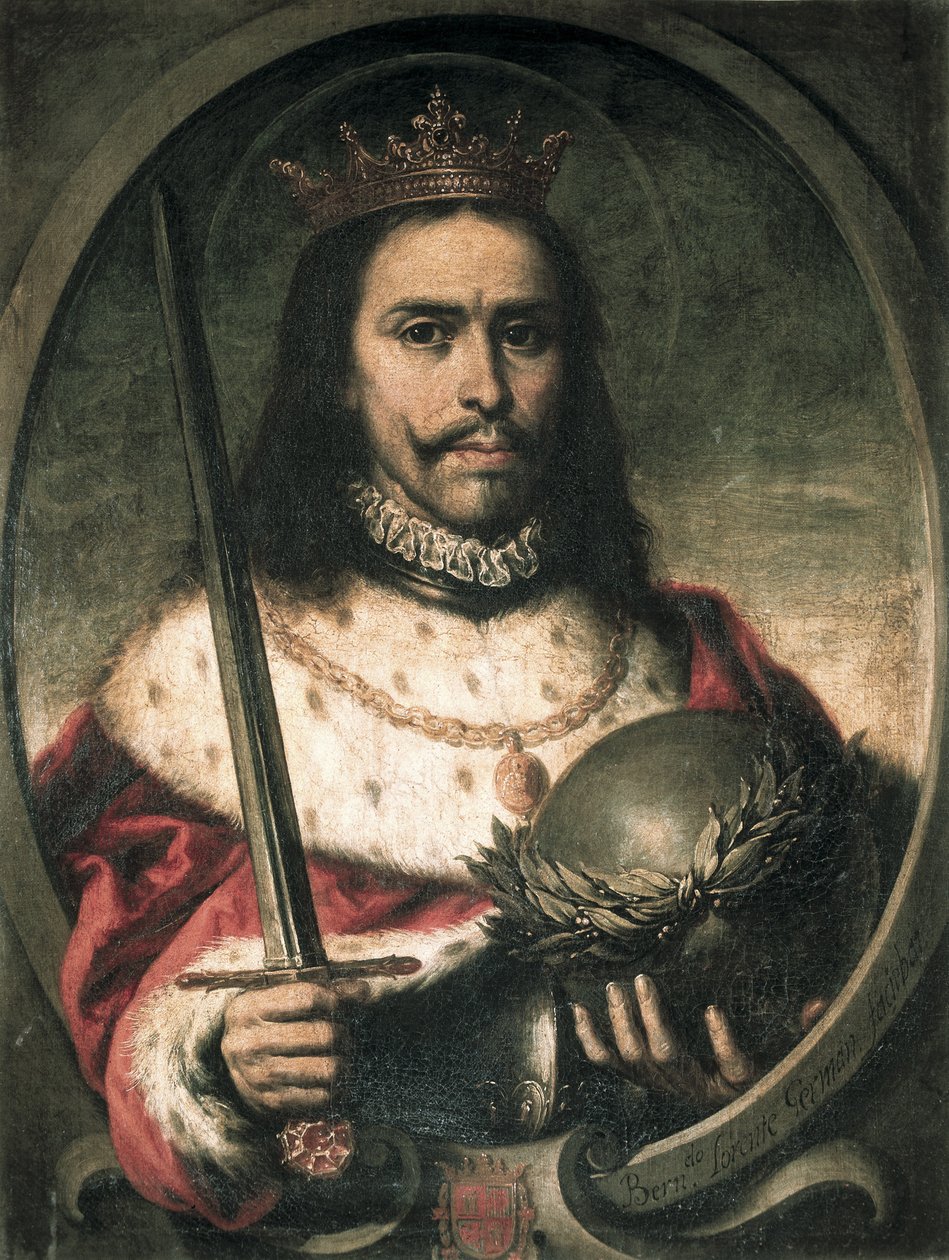Fernando III, São Fernando de Castela, rei de Castela e Leão (óleo sobre tela) de Unbekannter Künstler