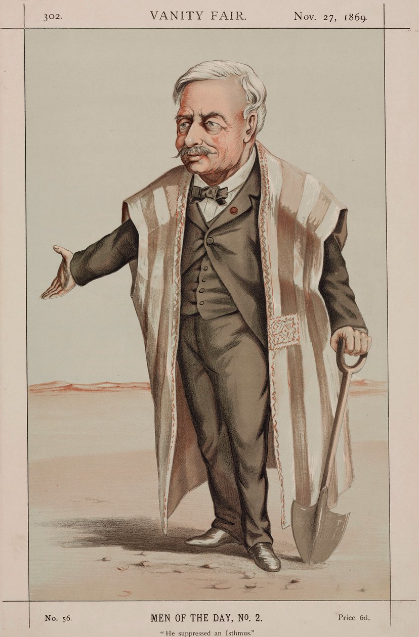 Ferdinand de Lesseps, diplomata e engenheiro francês de Unbekannt