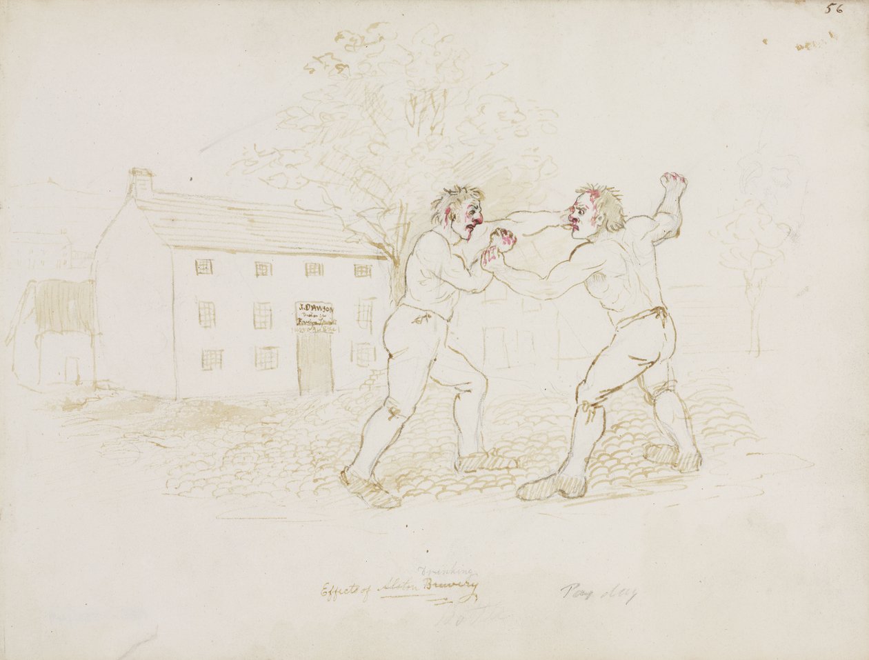 Fighting, Northumberland, c 1805-1820 de Unbekannt
