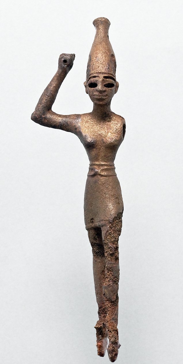 Estatueta do Deus Baal, Megiddo, 1300-1200 AC de Unbekannt