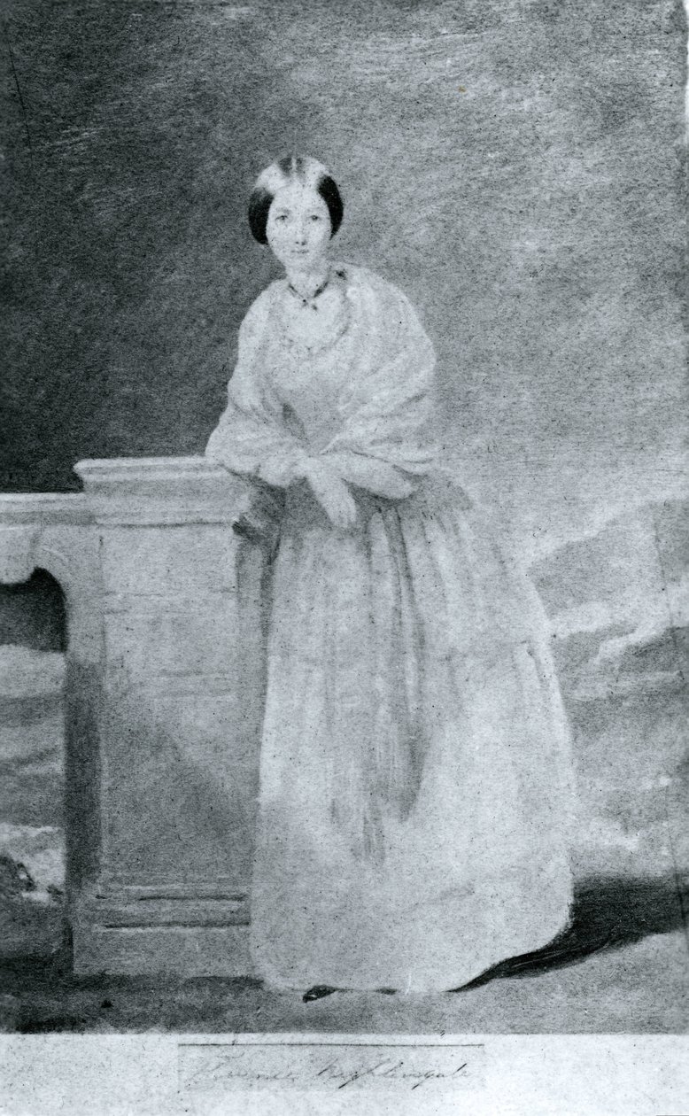 Florence Nightingale, enfermeira inglesa e reformadora hospitalar, c 1860 de Unbekannt