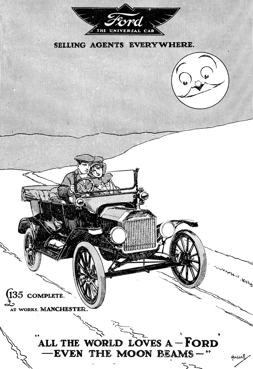 Anúncio da Ford de Unbekannter Künstler
