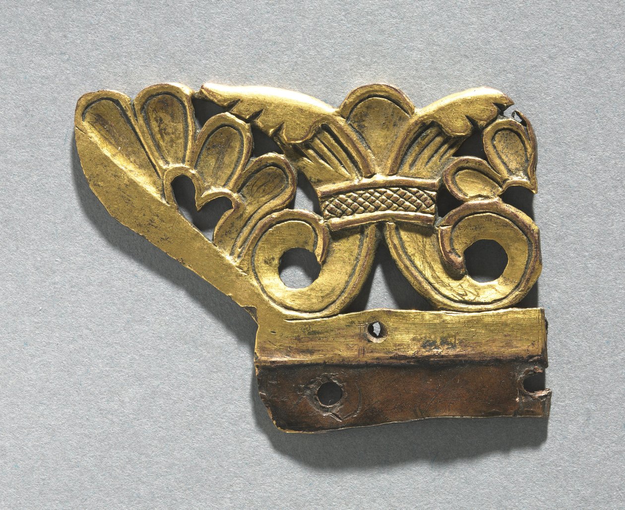Fragmento de uma crista decorativa de um santuário relicário, c.1165-1180 de Unbekannt