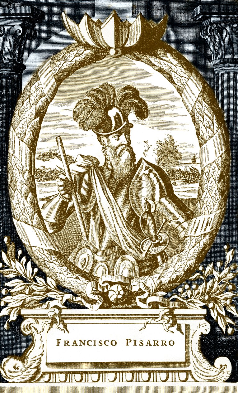 Francisco Pizarro de Unbekannter Künstler