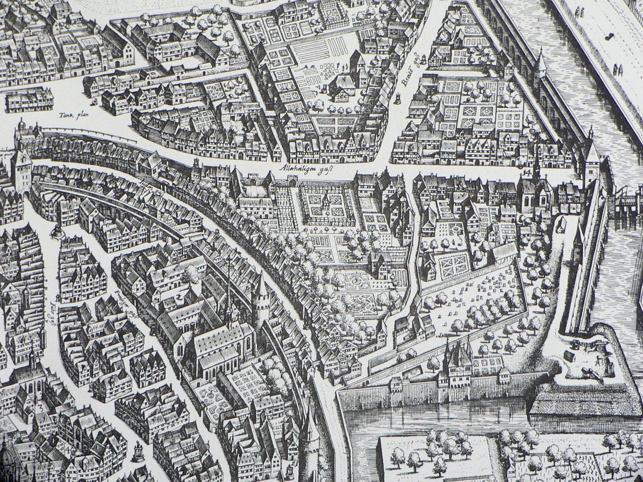 Frankfurt Judengasse 1628 de Unbekannter Künstler
