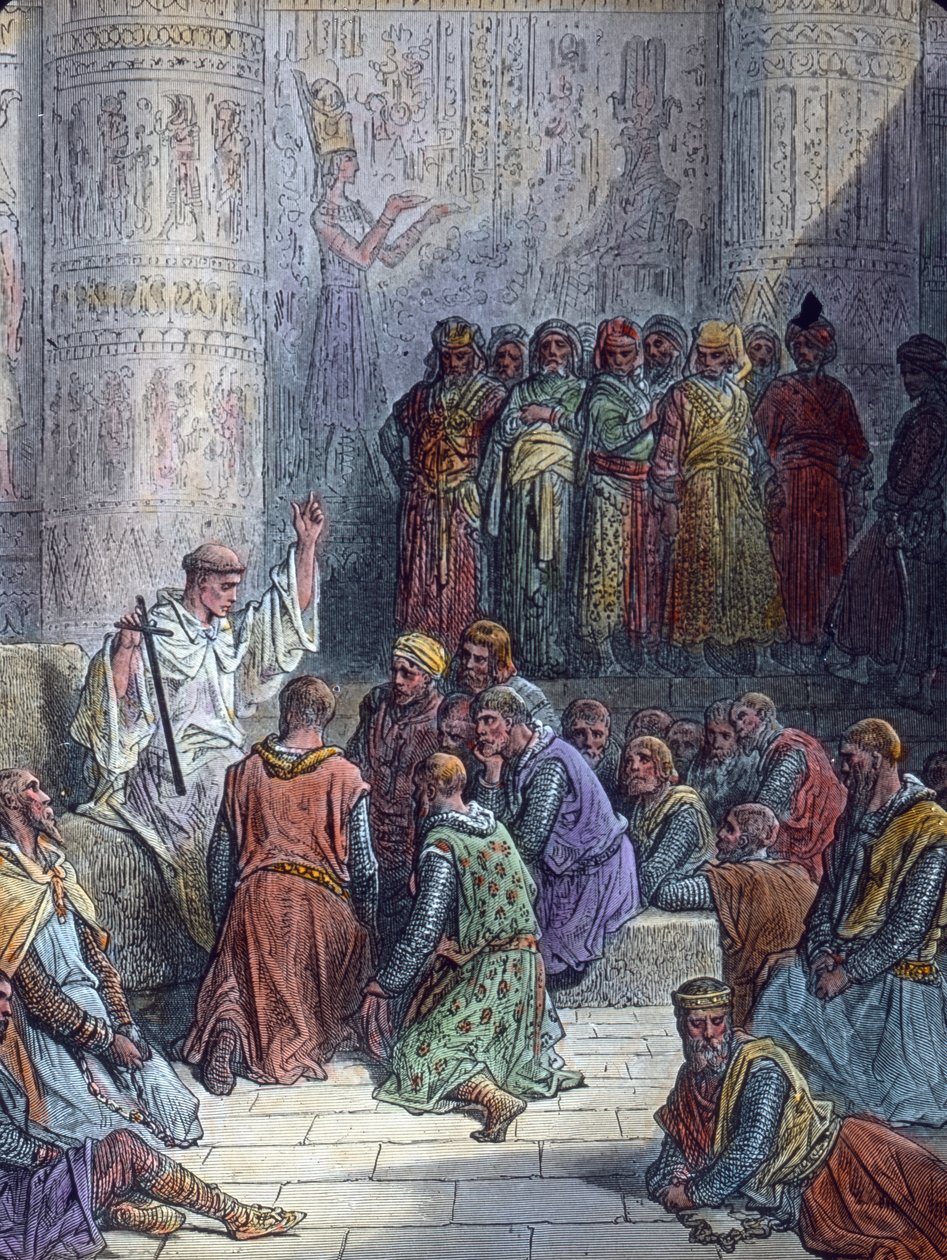 Cavaleiros franceses como prisioneiros de Unbekannter Künstler