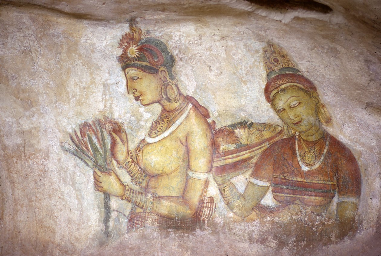 Fresco/Ladies of Sigiriya/Sri Lanka de Unbekannt
