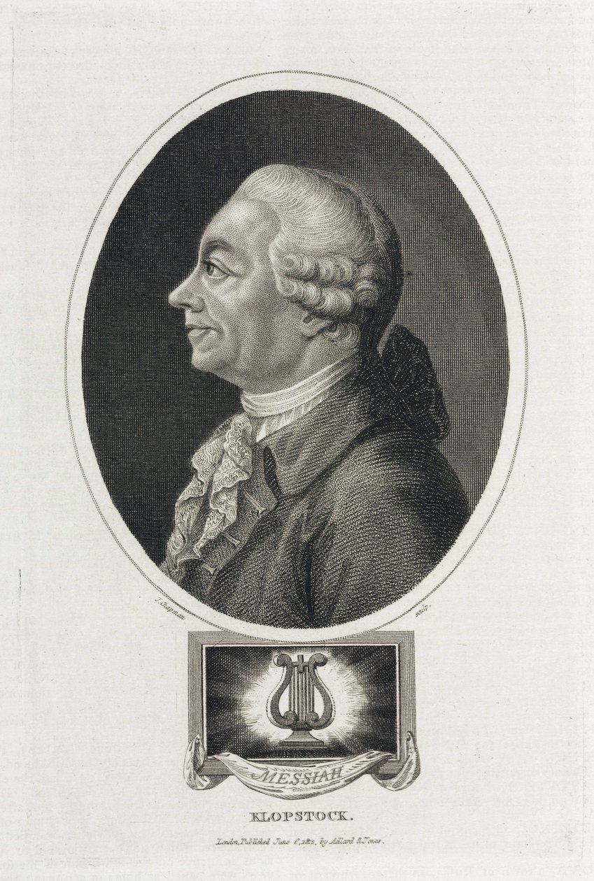 Friedrich Gottlieb Klopstock, poeta alemão de Unbekannt