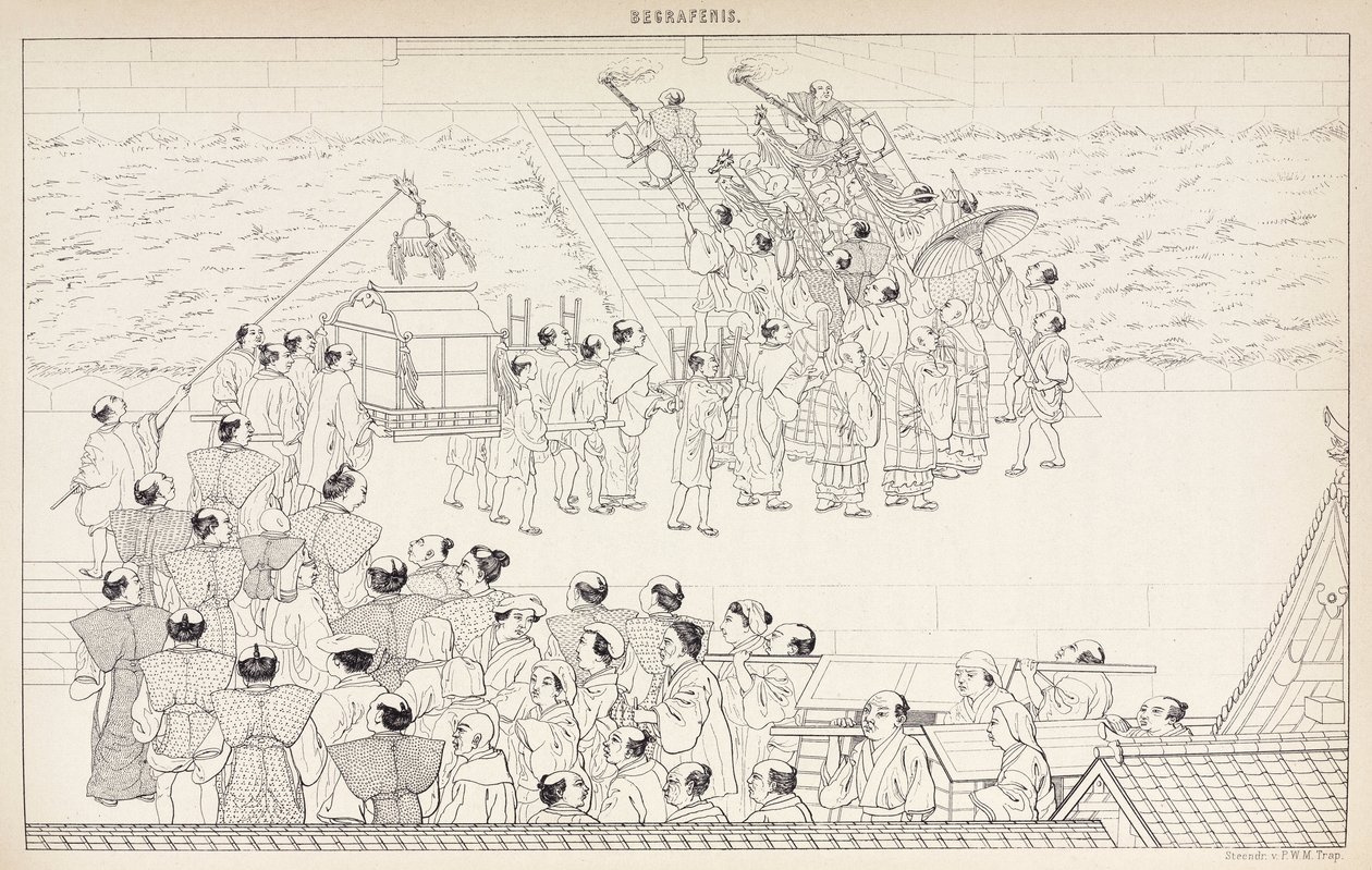 Procissão fúnebre, Japão de Unbekannt