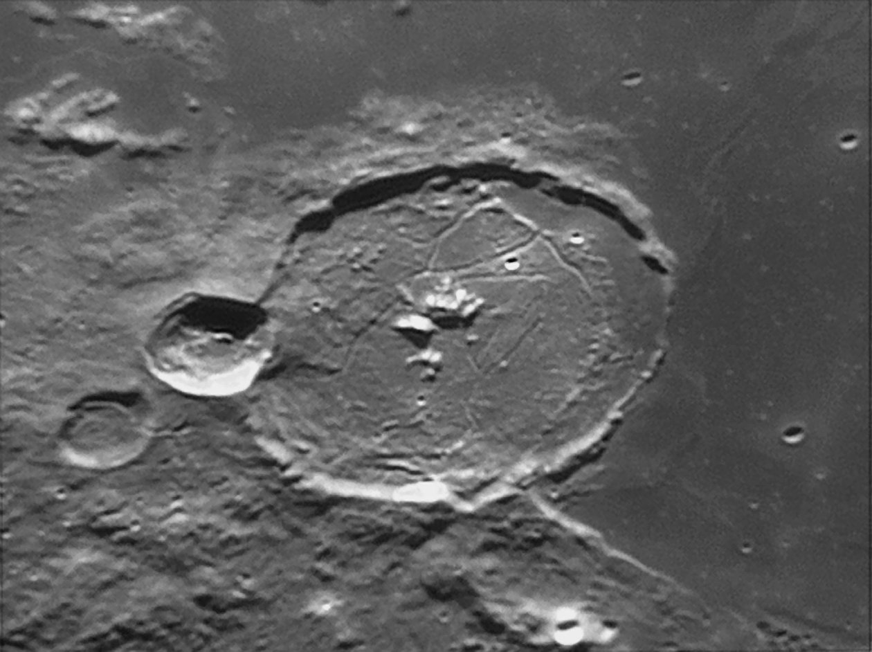 Cratera de Gassendi, 20 de Fevereiro de 2005 de Unbekannter Künstler