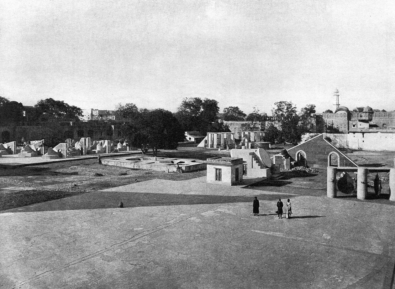 Vista geral do Observatório Jaipur, Índia de Unbekannt