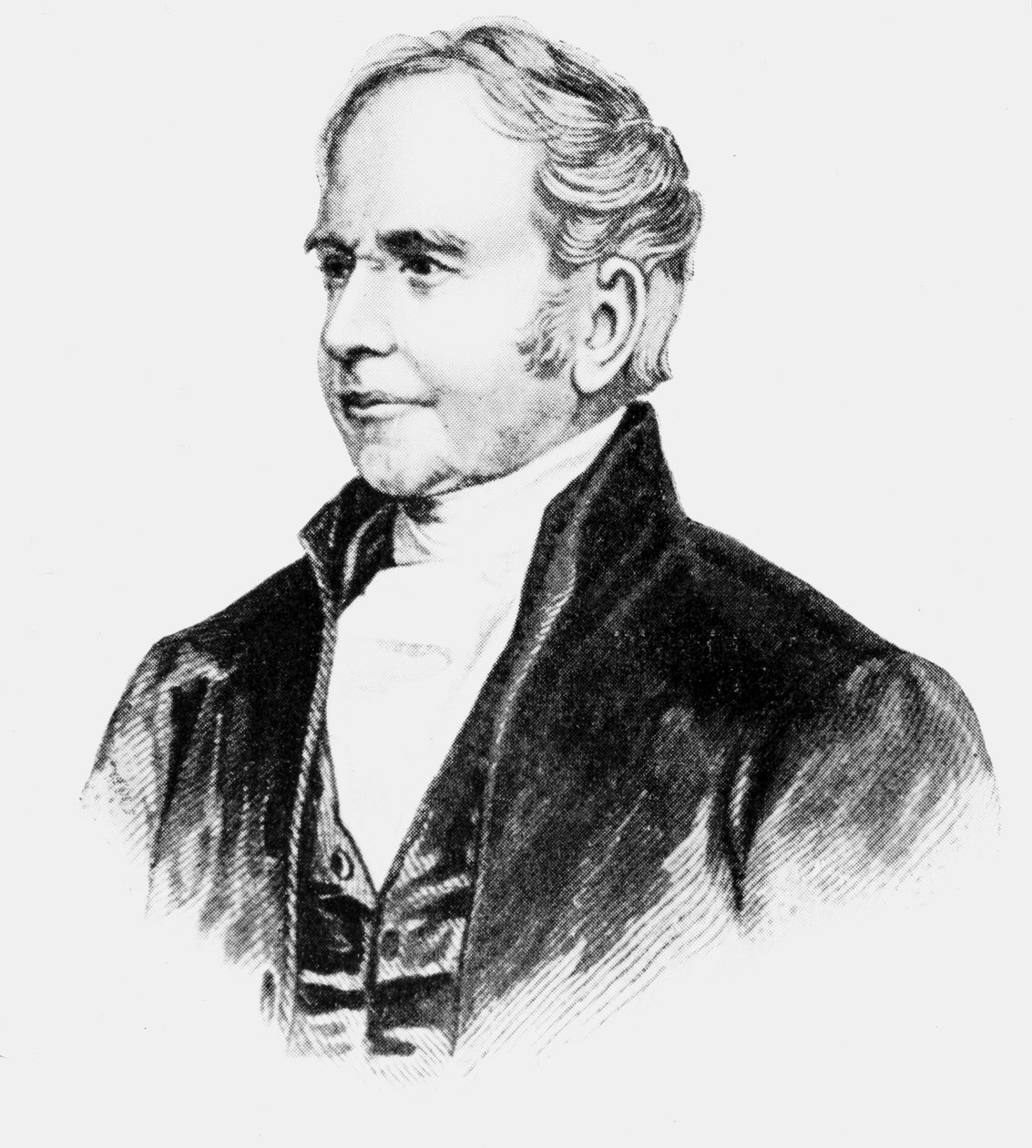 George Bradshaw, originador britânico de guias ferroviários, c 1850s de Unbekannt