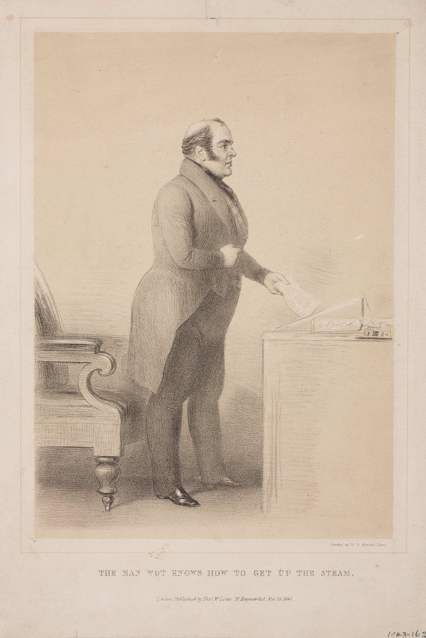 George Hudson, presidente dos caminhos-de-ferro ingleses de Unbekannt