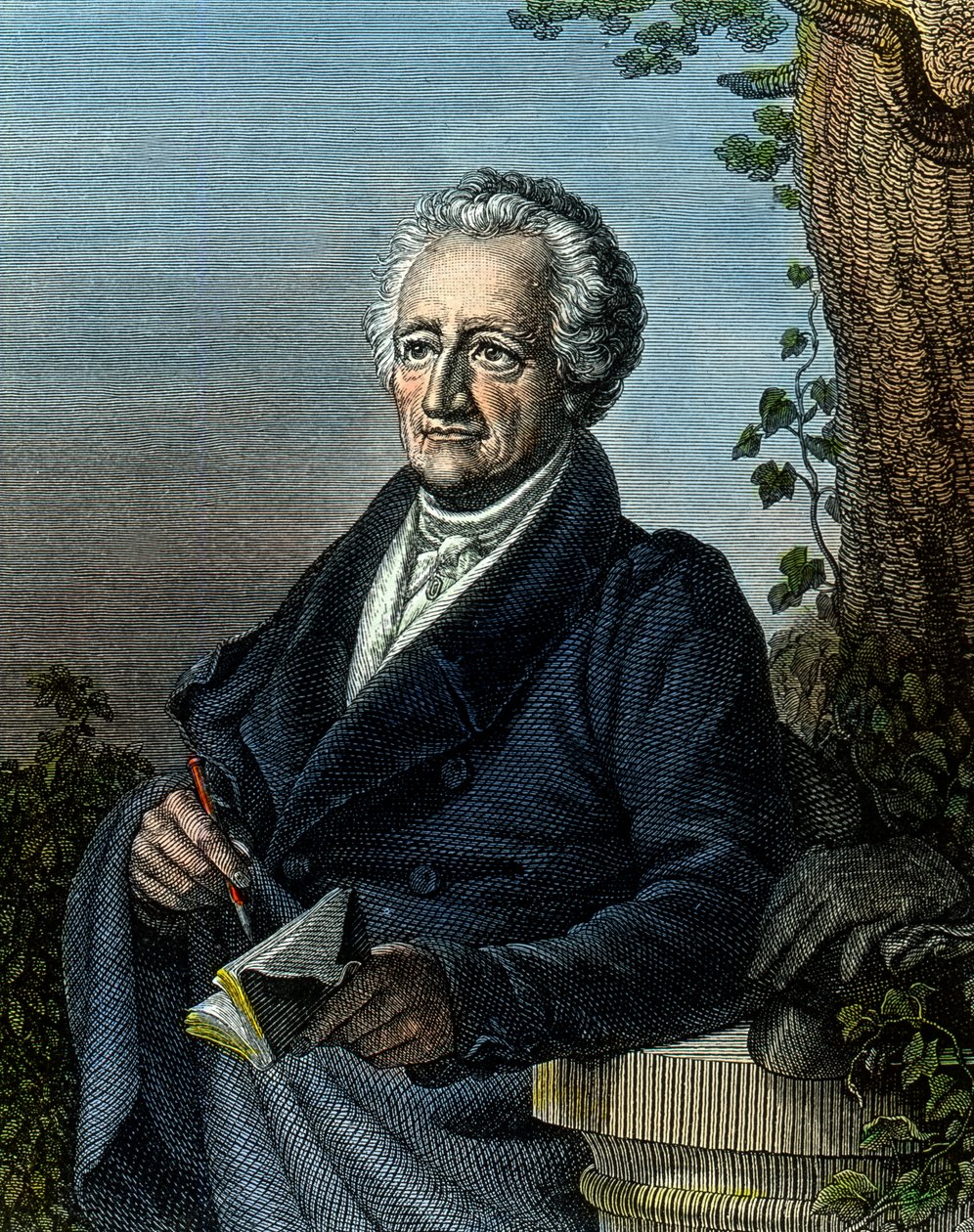 Goethe, 83 anos de Unbekannter Künstler