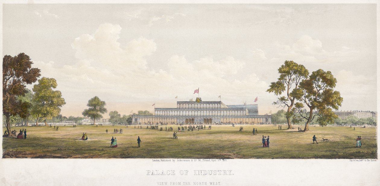 Grande Exposição no Hyde Park 1851 de Unbekannter Künstler
