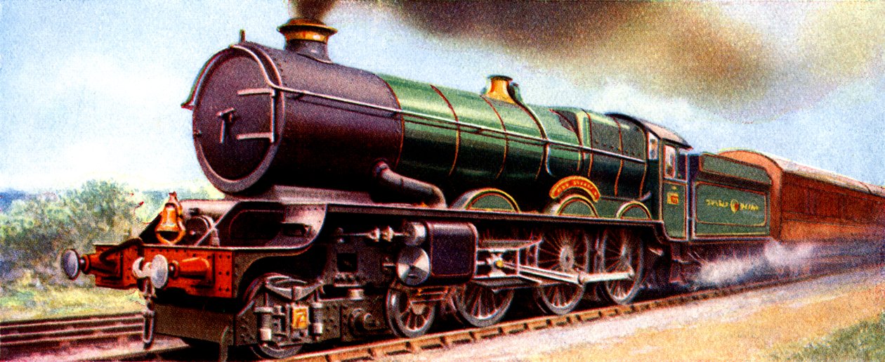 Comboio da Great Western Railway - Rei George V de Unbekannter Künstler