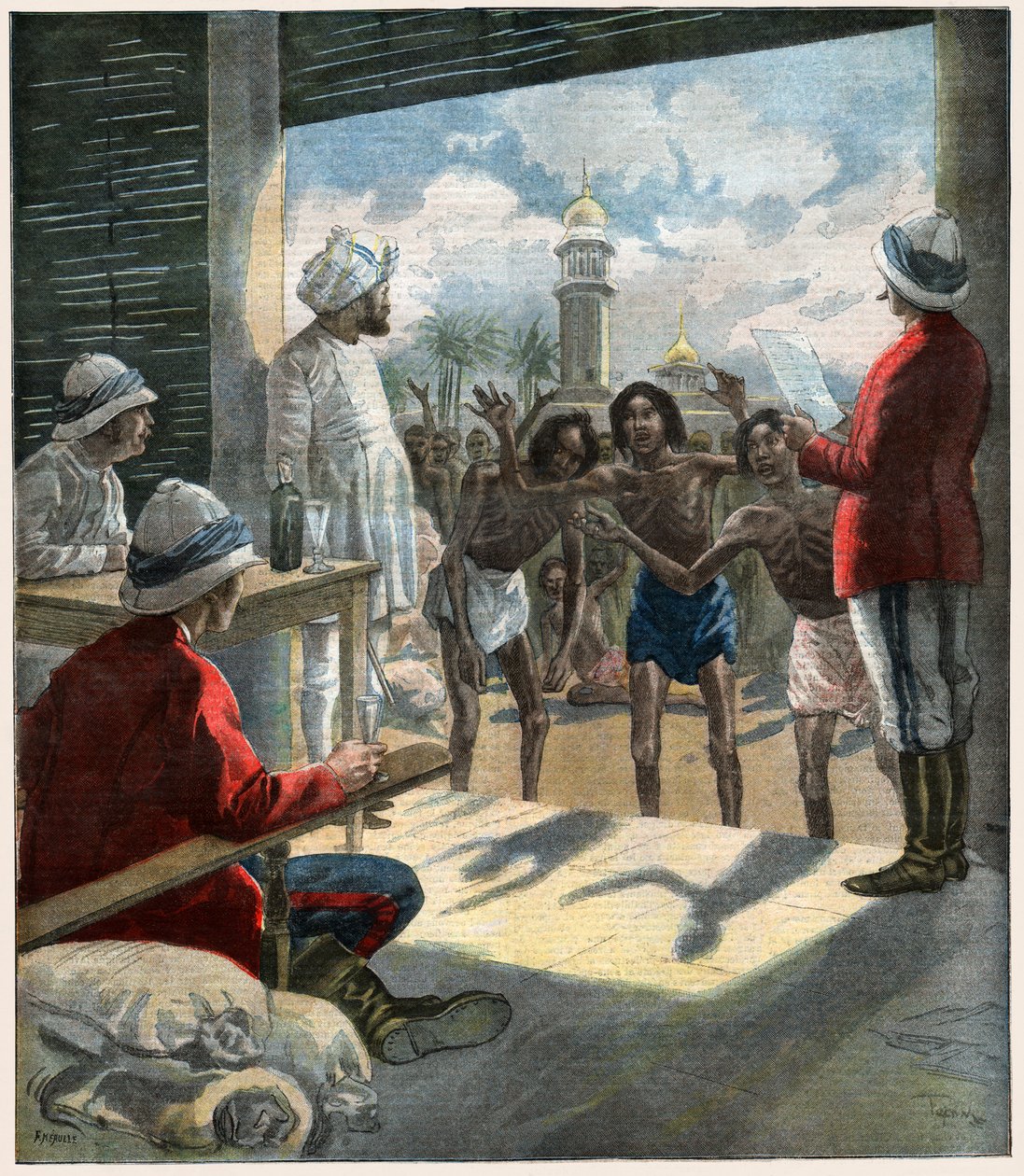 Grande inanição de 1897 de Unbekannter Künstler
