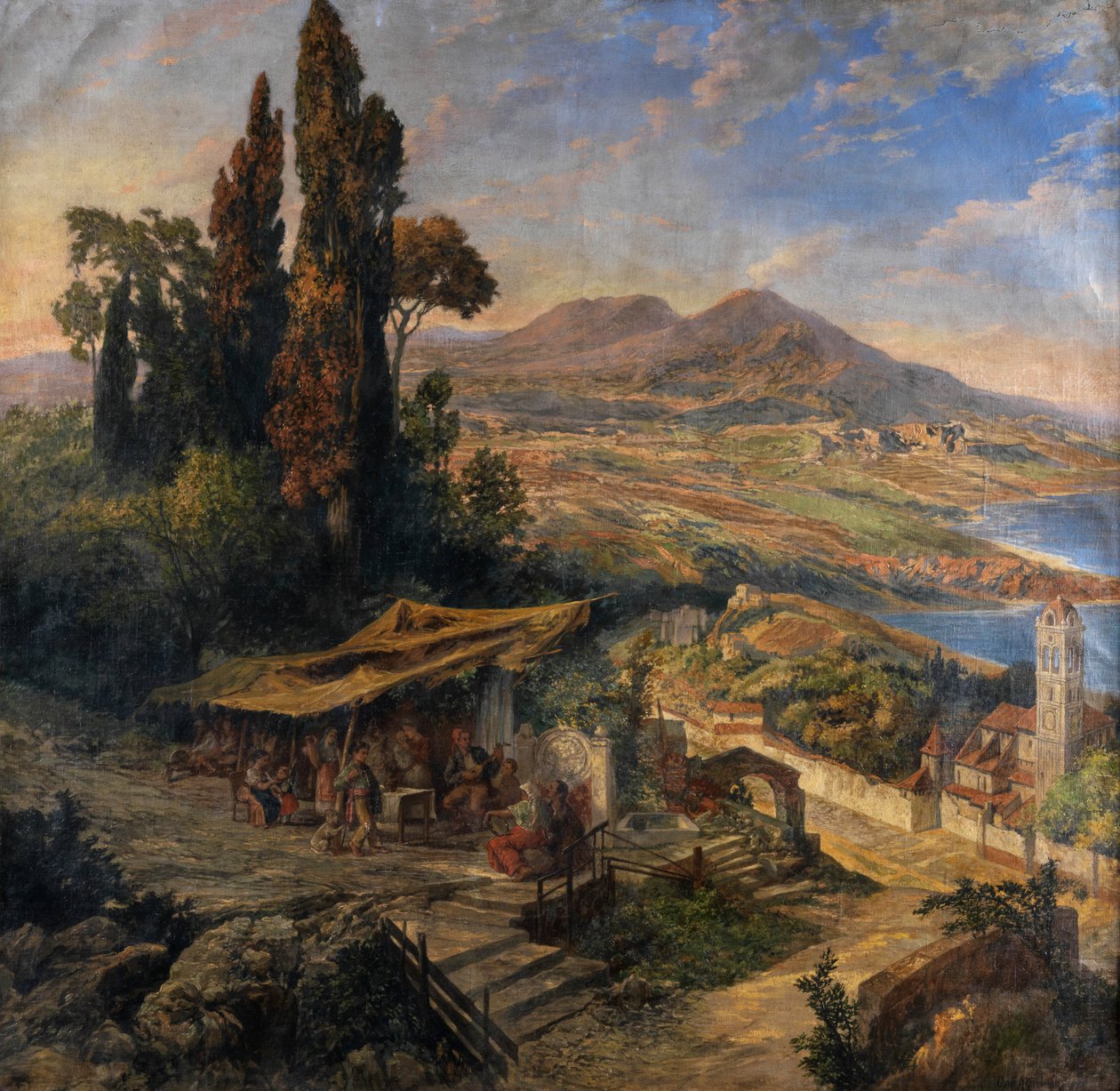 Golfo de Nápoles 19c de Unbekannter Künstler