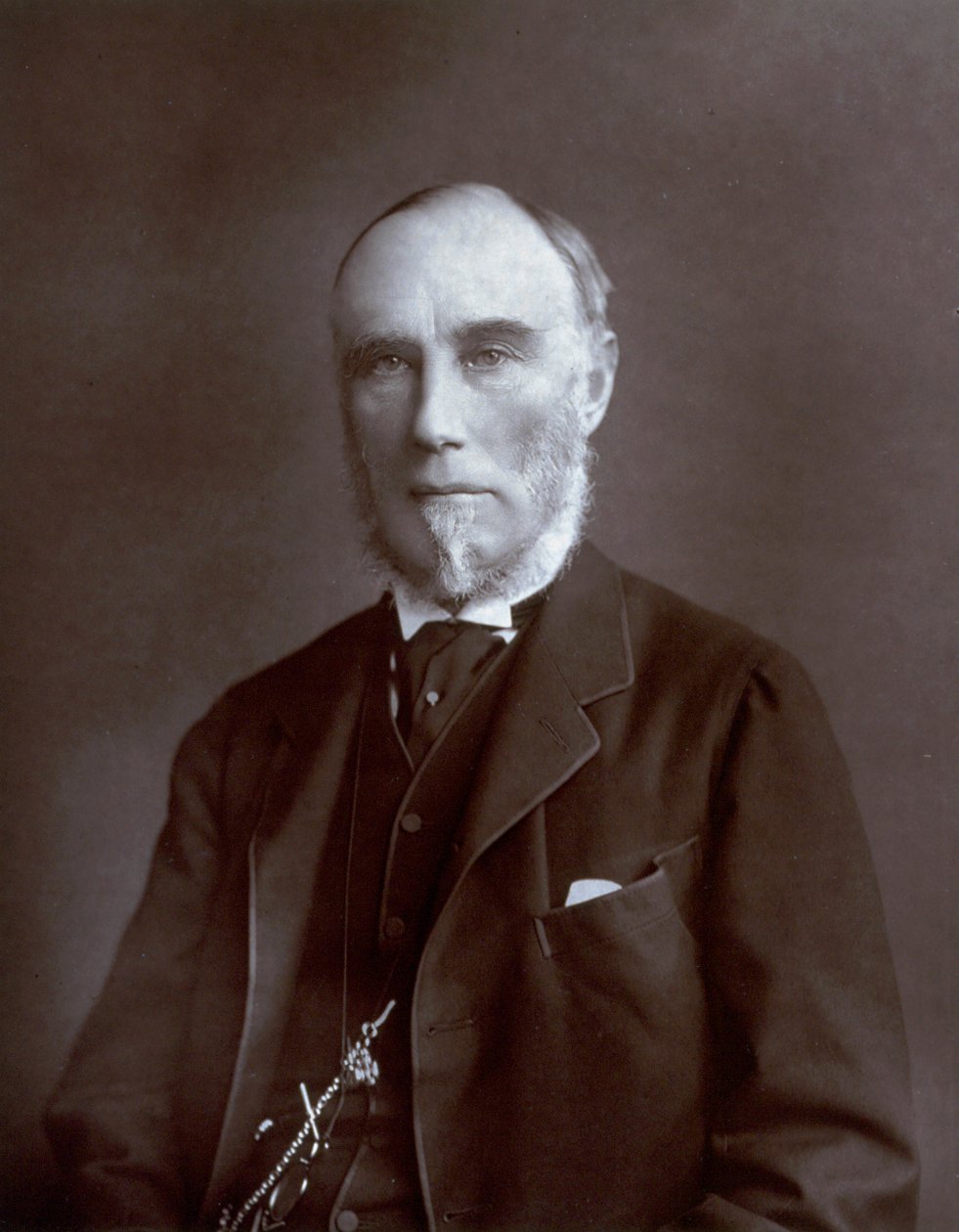 Retrato a meio corpo do Vice-Rei das Índias Thomas Baring Conde de Northbrook de Unbekannter Künstler