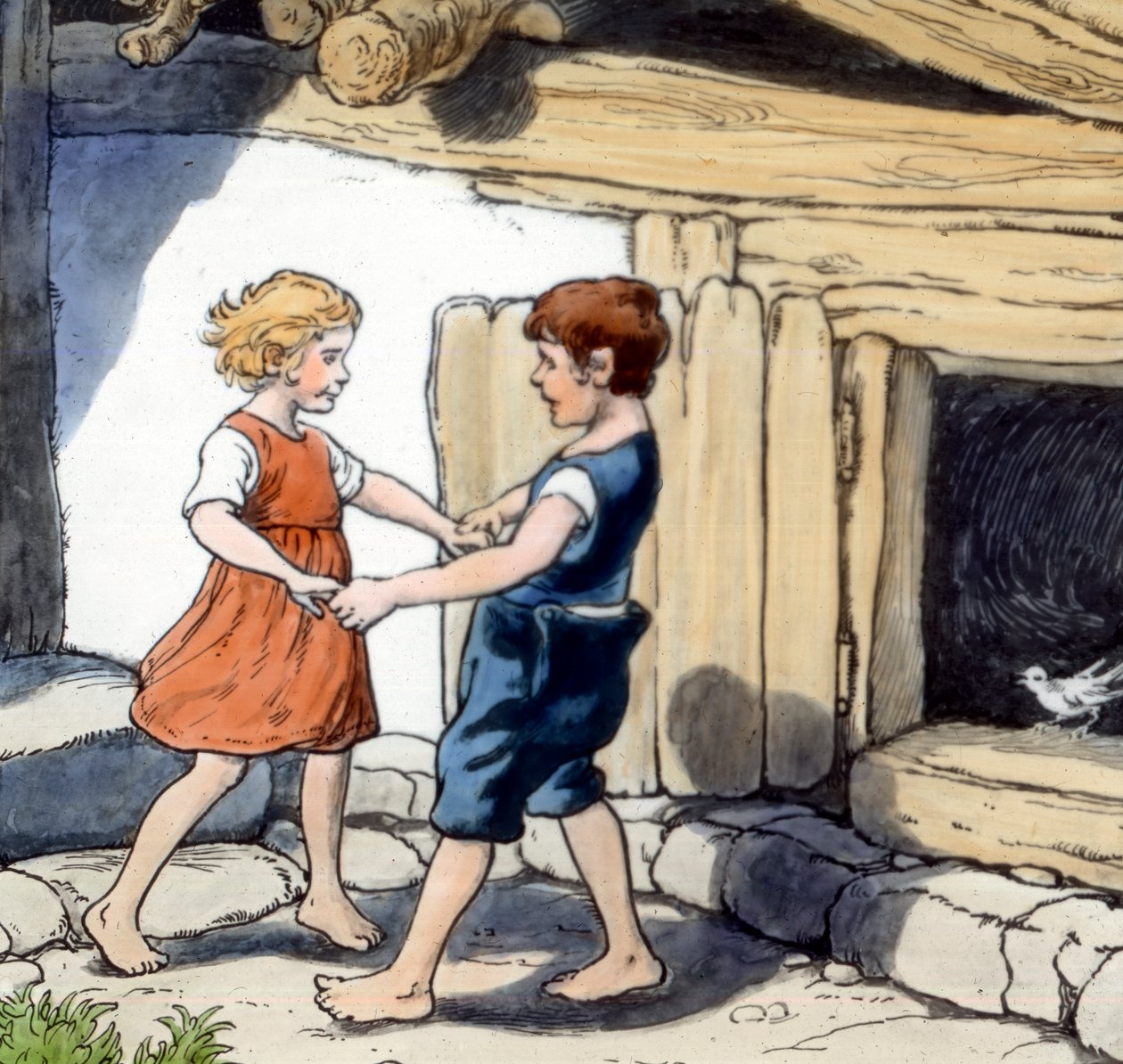 Hansel e Gretel de Unbekannter Künstler