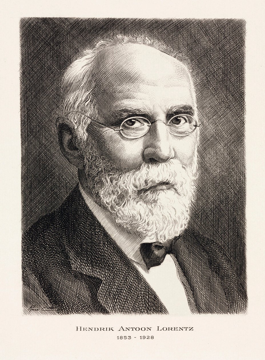 Hendrik Antoon Lorentz, físico matemático holandês, c 1910s de Unbekannt
