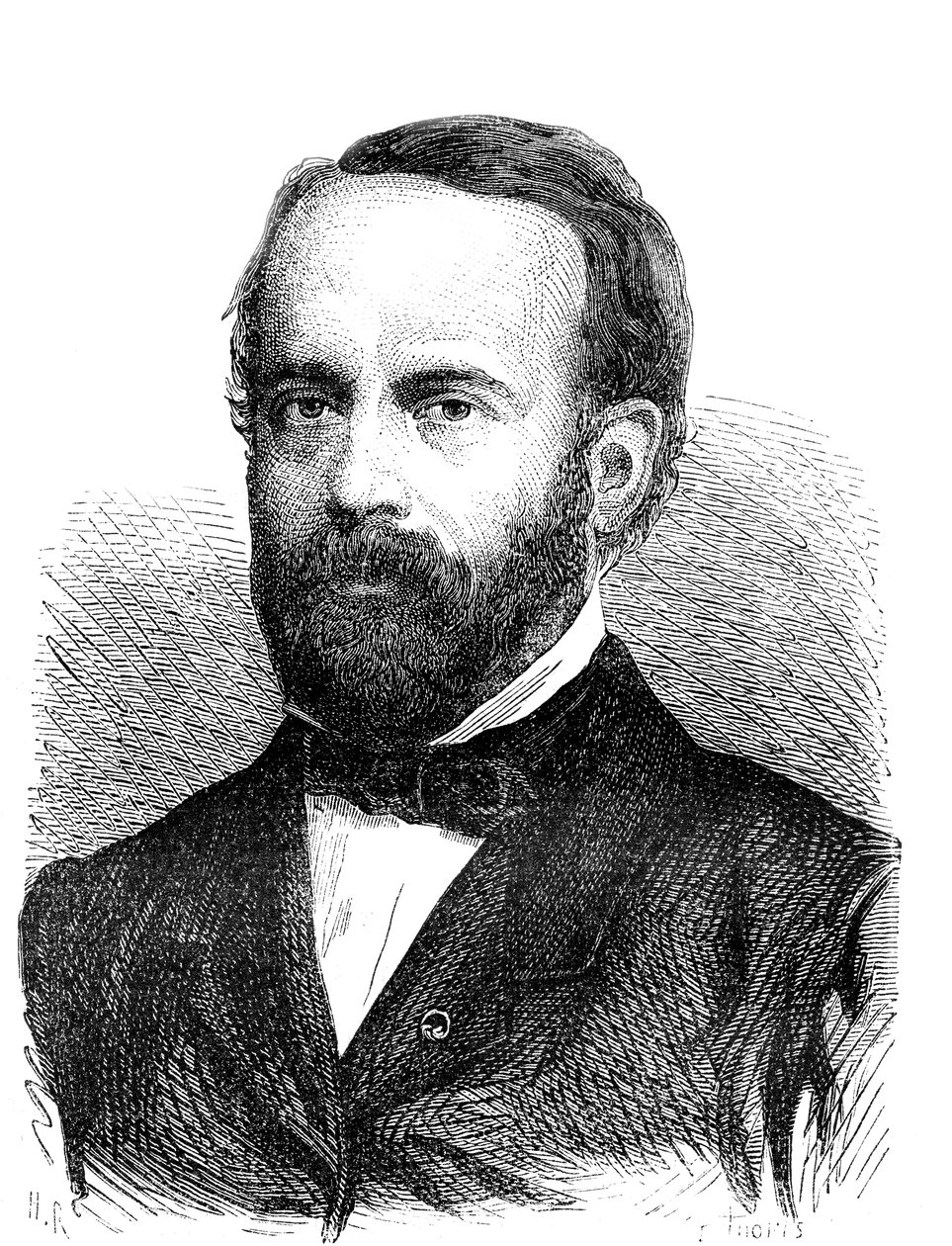 Henri Sainte-Claire Deville, químico francês de Unbekannter Künstler