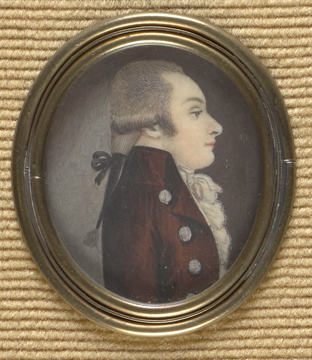 Cavalheiro de perfil (Wolfgang Amadeus Mozart?) de Unbekannter Künstler