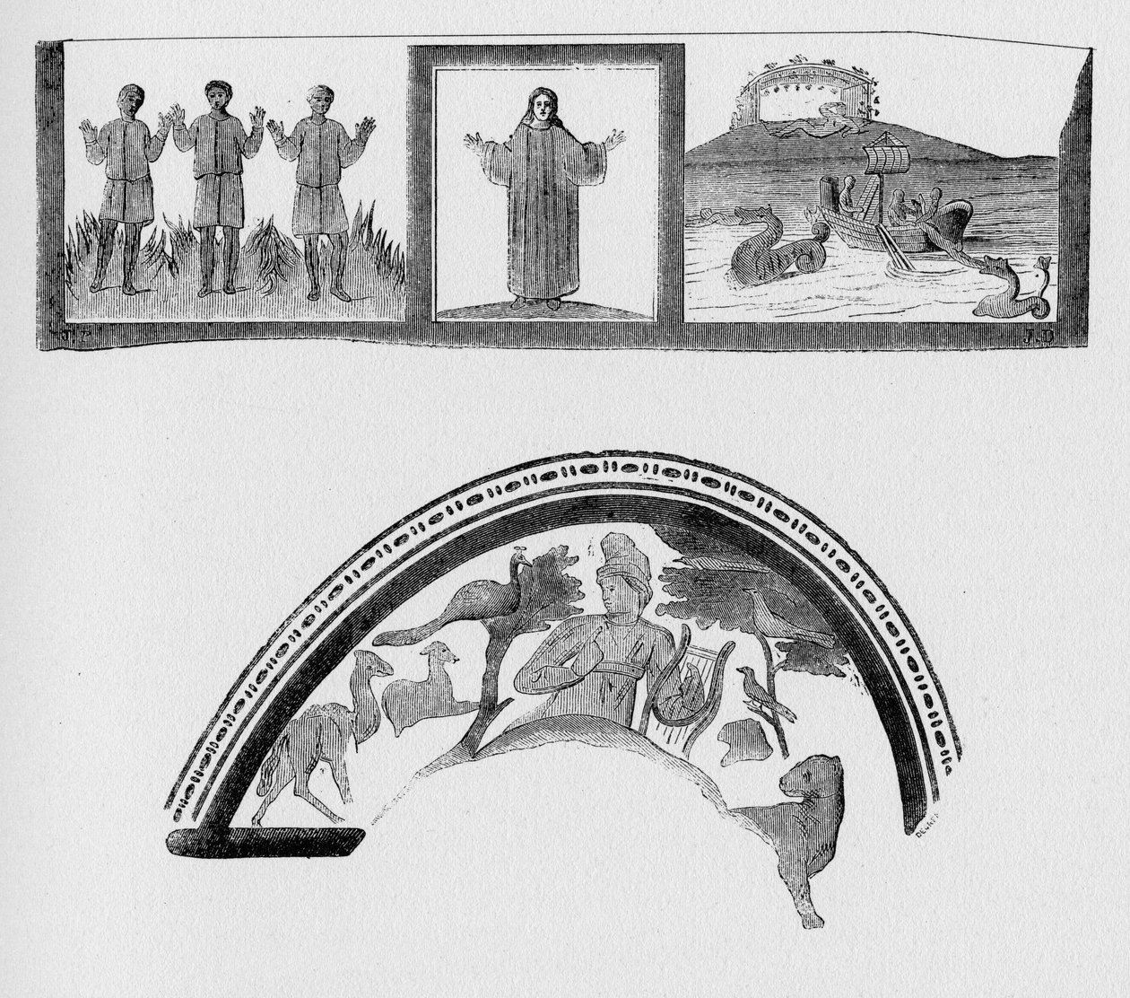 História da Roma Antiga. Gravuras de Roma de 1872 de Unbekannt