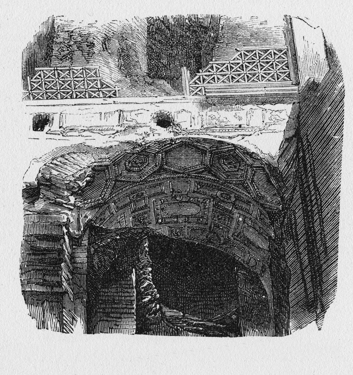 História da Roma Antiga. Gravuras de Roma de 1872 de Unbekannt