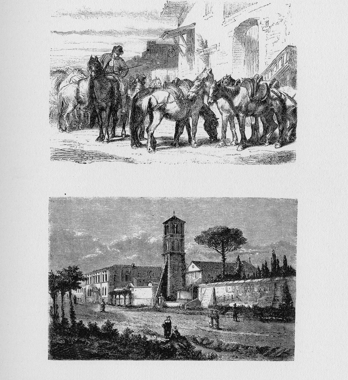 História da Roma Antiga. A Via Nomentana é uma antiga estrada da Itália, que conduz ao Norte. Leste de Roma para Nomentum de Unbekannt