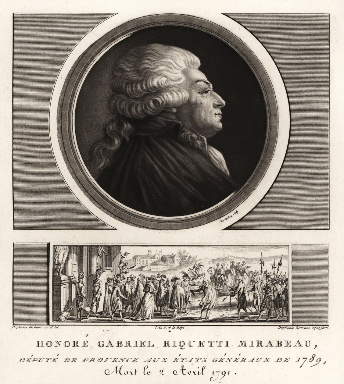 Honore Gabriel Riquetti, Conde de Mirabeau de Unbekannt