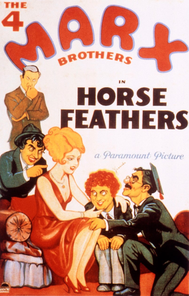 Cartaz do filme Penas de Cavalo com os Irmãos Marx de NormanzMcLeod 1932 de Unbekannt