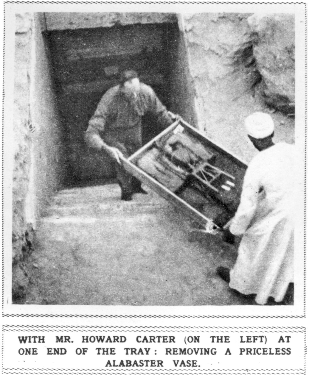 Howard Carter (1874-1939) Remoção de Tesouros da Tumba de Tutankhamun de Unbekannt