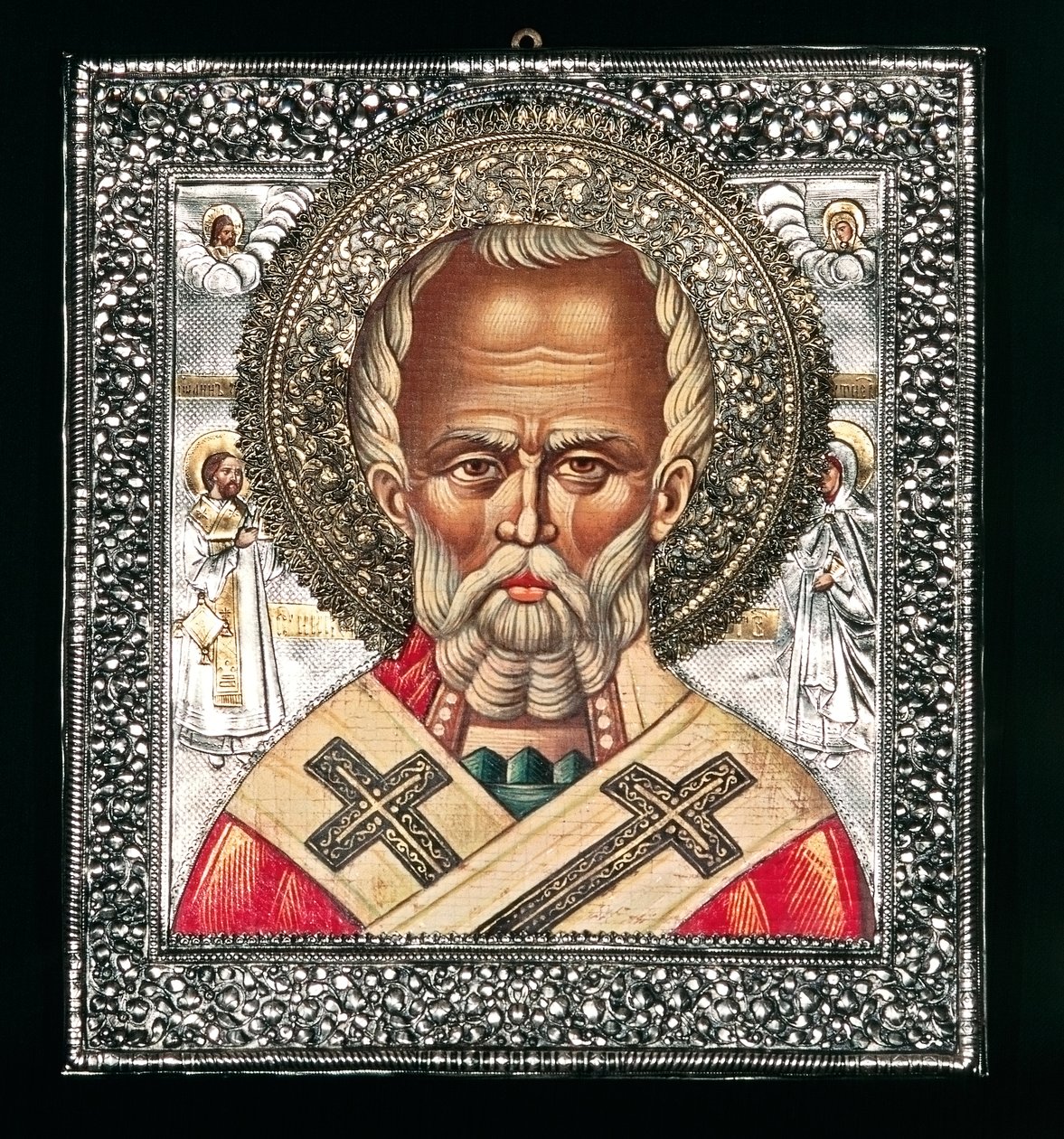 Ícone que representa São Nicolau de Benjamin Baud