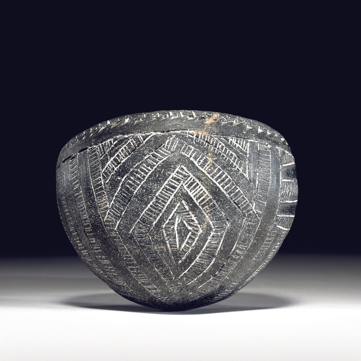 Taça incisada, grupo C Kerma, c.2050-1850 aC de Unbekannt