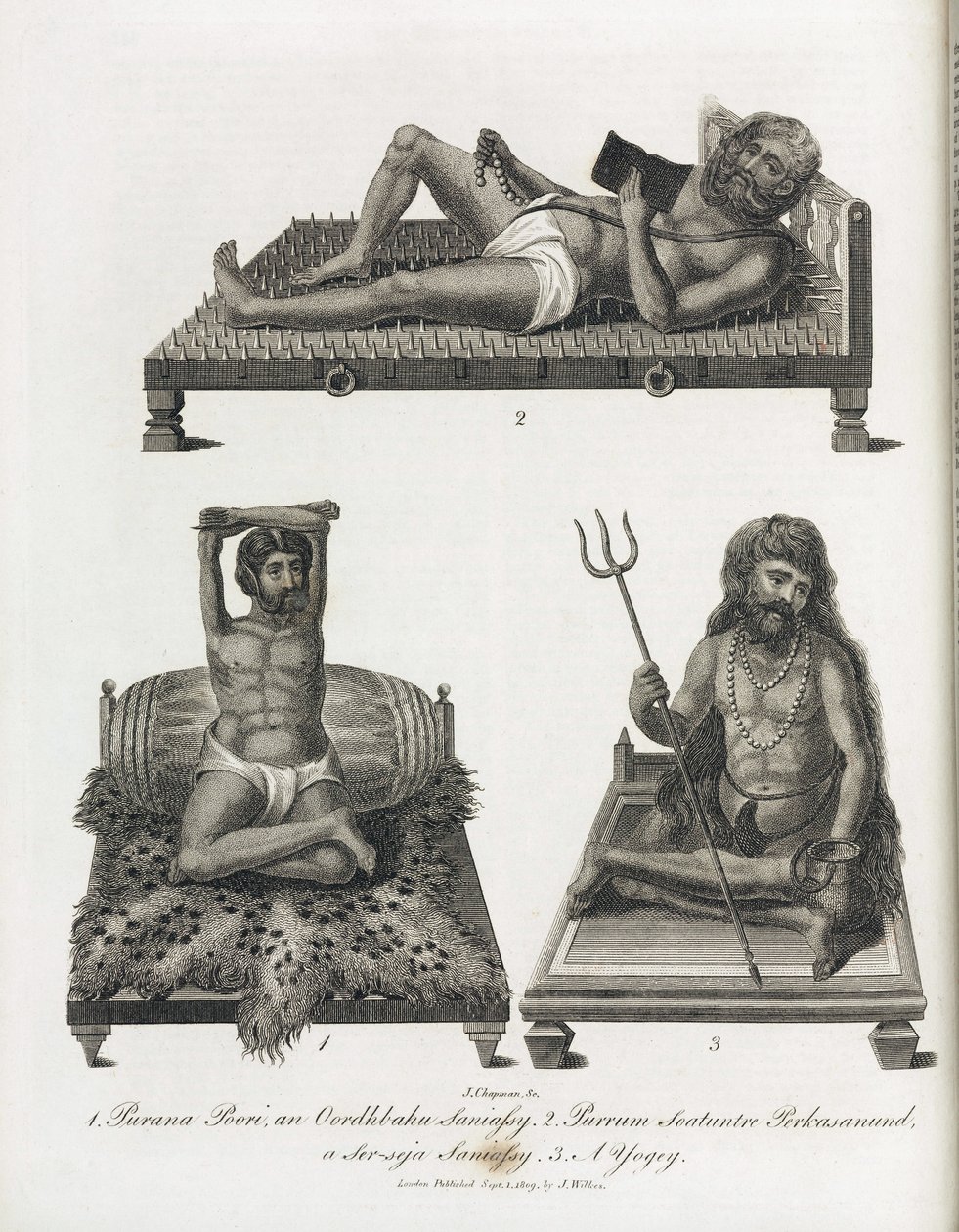 homens santos indianos de Unbekannt