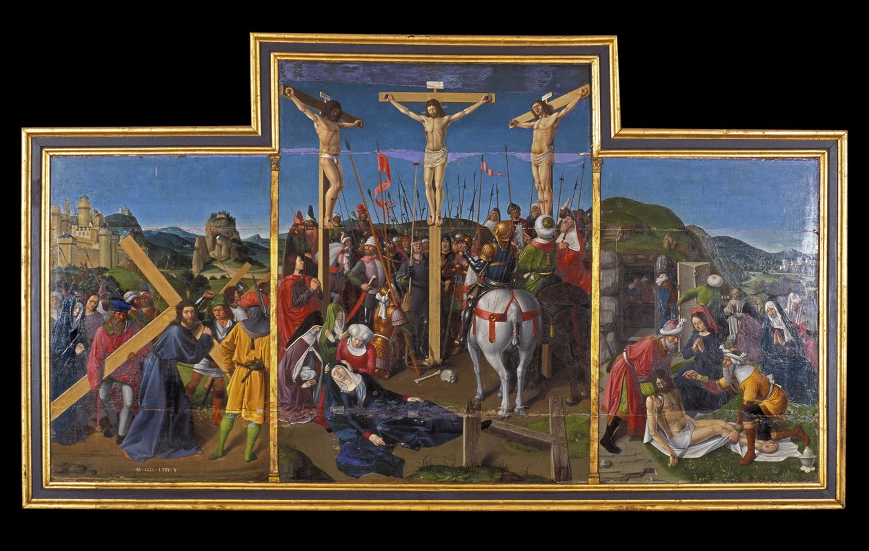 Indre & Loire N* 173 - Chateau de Loches - O retábulo da crucificação - Escola de Jean Fouquet - 1485 - de Unbekannt