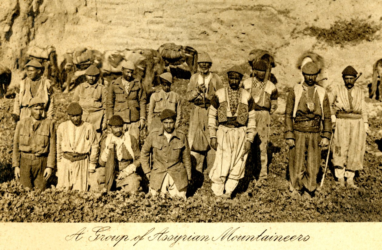 Iraque - montanhistas assírios de Unbekannter Künstler
