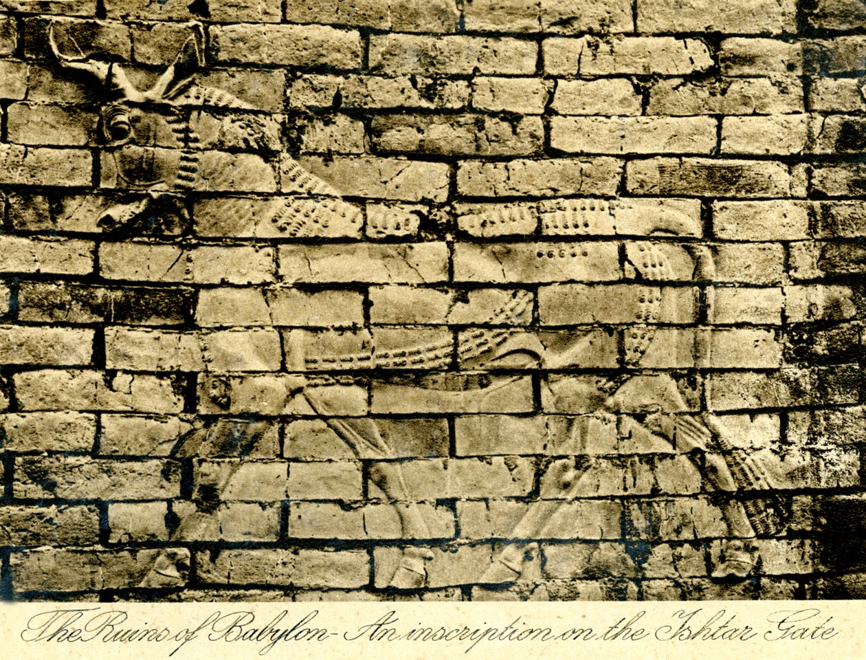 Iraque - Ruínas da Babilónia - Porta de Ishtar de Unbekannter Künstler