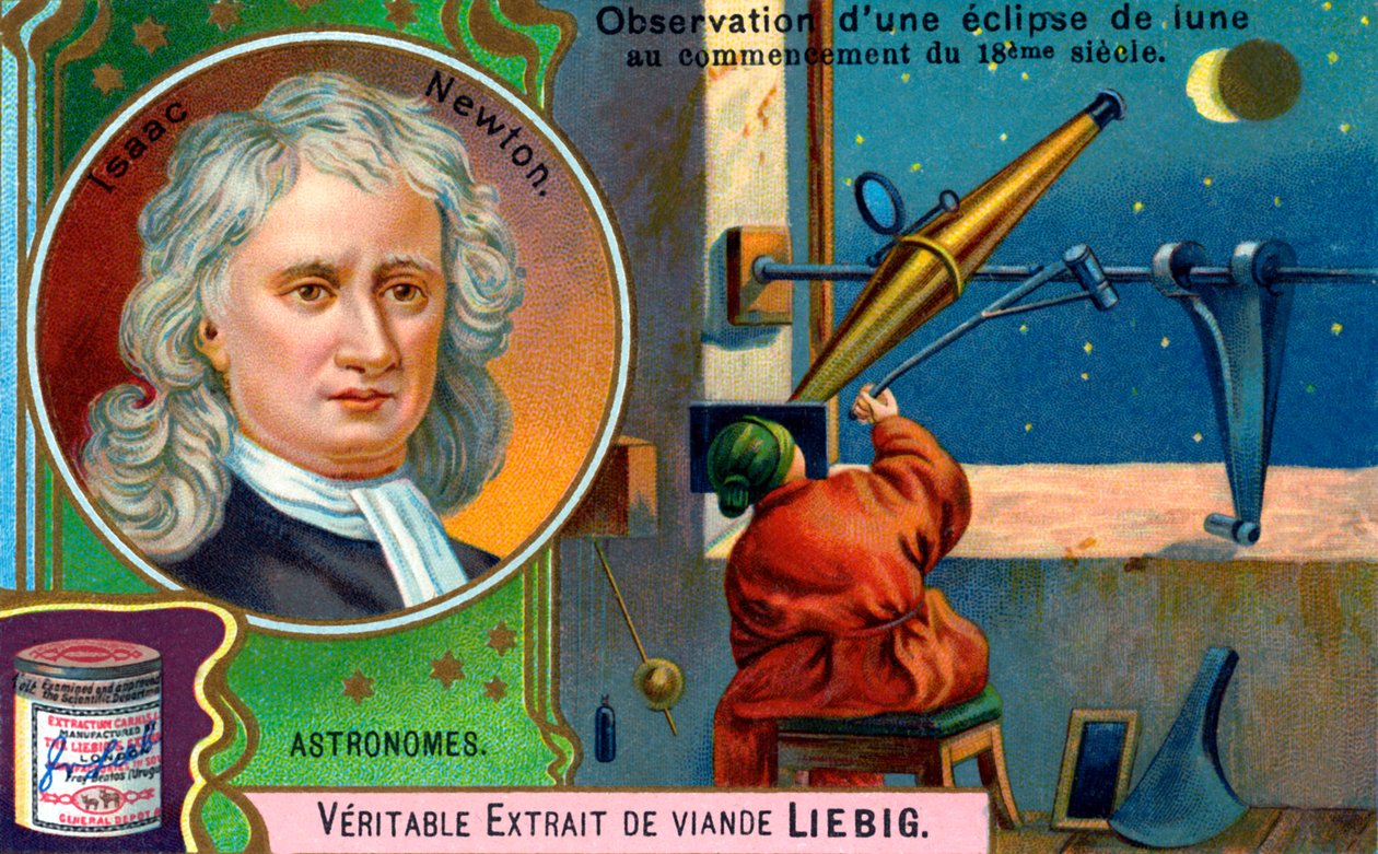 Isaac Newton de Unbekannter Künstler