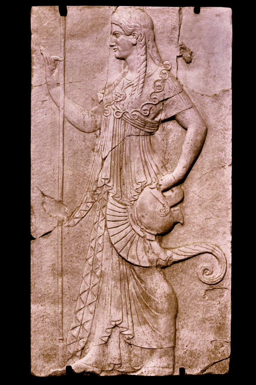 Itália: Sítio Arqueológico de Herculanum no sopé do Vesúvio: Sacellum dos Quatro Deuses de William M. Timlin