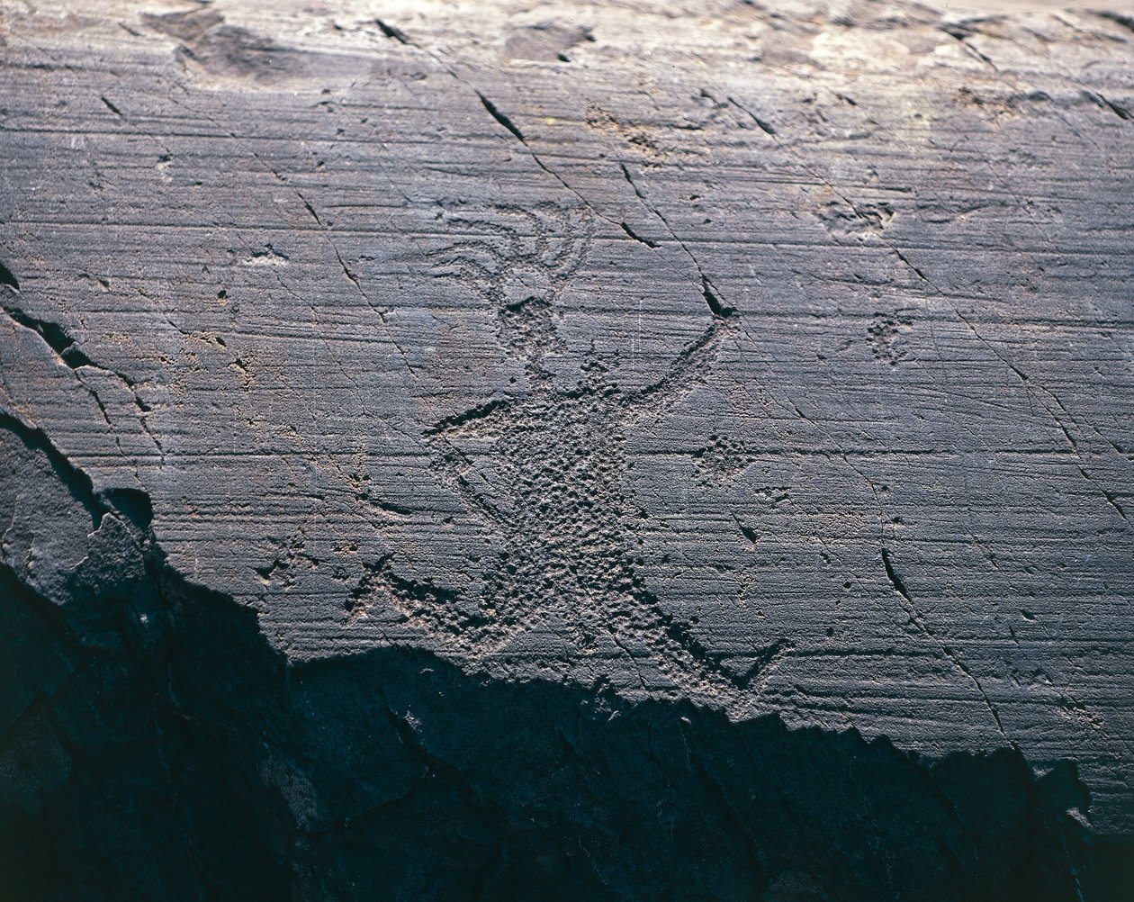 Itália, Lombardia, província de Brescia, Valcamonica, Parque Nacional de esculturas em pedra de Naquane, gravuras rupestres camunianas de Benjamin Baud